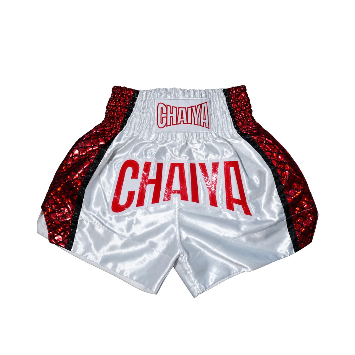 CHAIYA Dragon Scale shorts — Front, isolated product